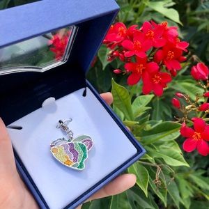 Swarovski Butterfly Charm Rainbow